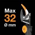 PowerGear™X Teleskopik Ağaç Budama Makinesi UPX86 Her yöne kolay kesim